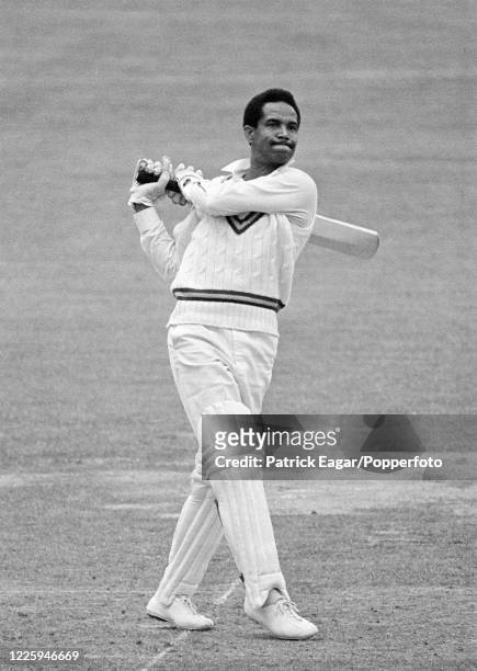 Garfield Sobers of Nottinghamshire batting during his innings of 75 runs in the Gillette Cup match between Middlesex and Nottinghamshire at Lord's...