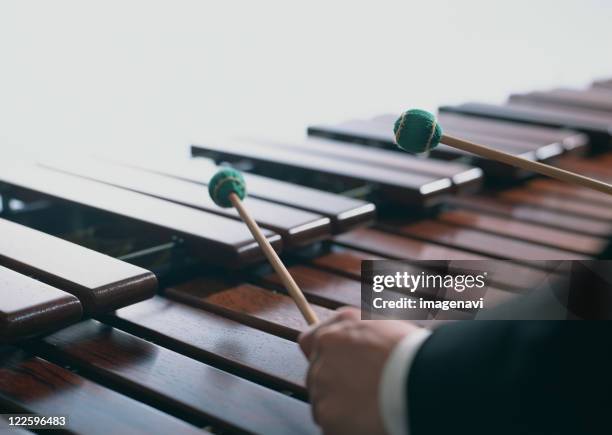 marimba performance - marimba stock pictures, royalty-free photos & images