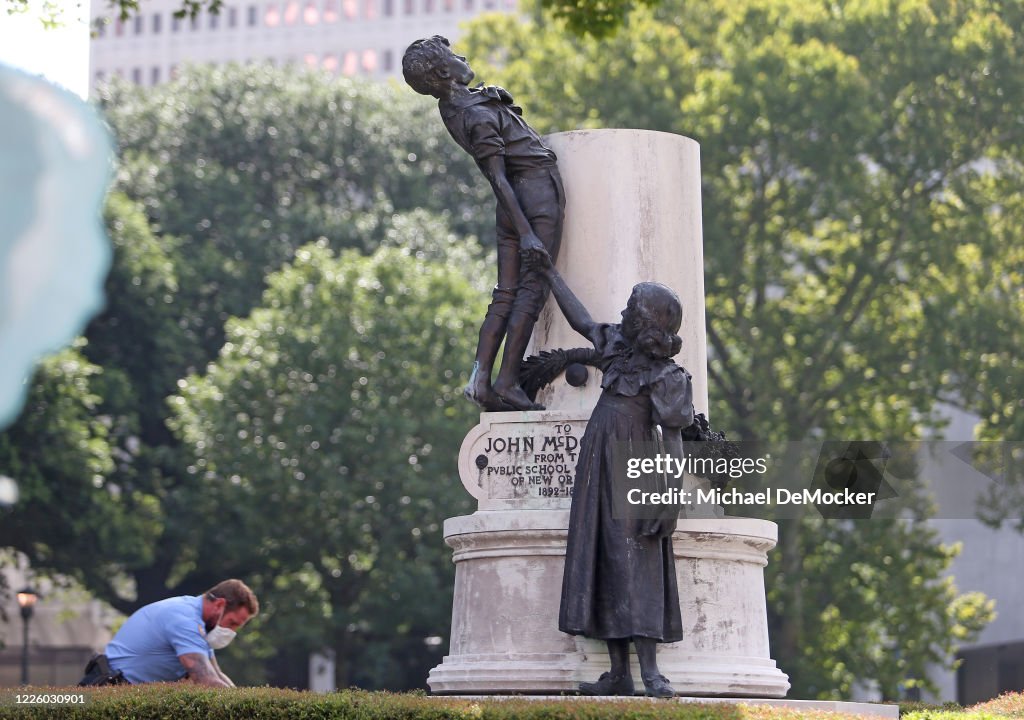 Confederate Statues Vandalized In New Orleans