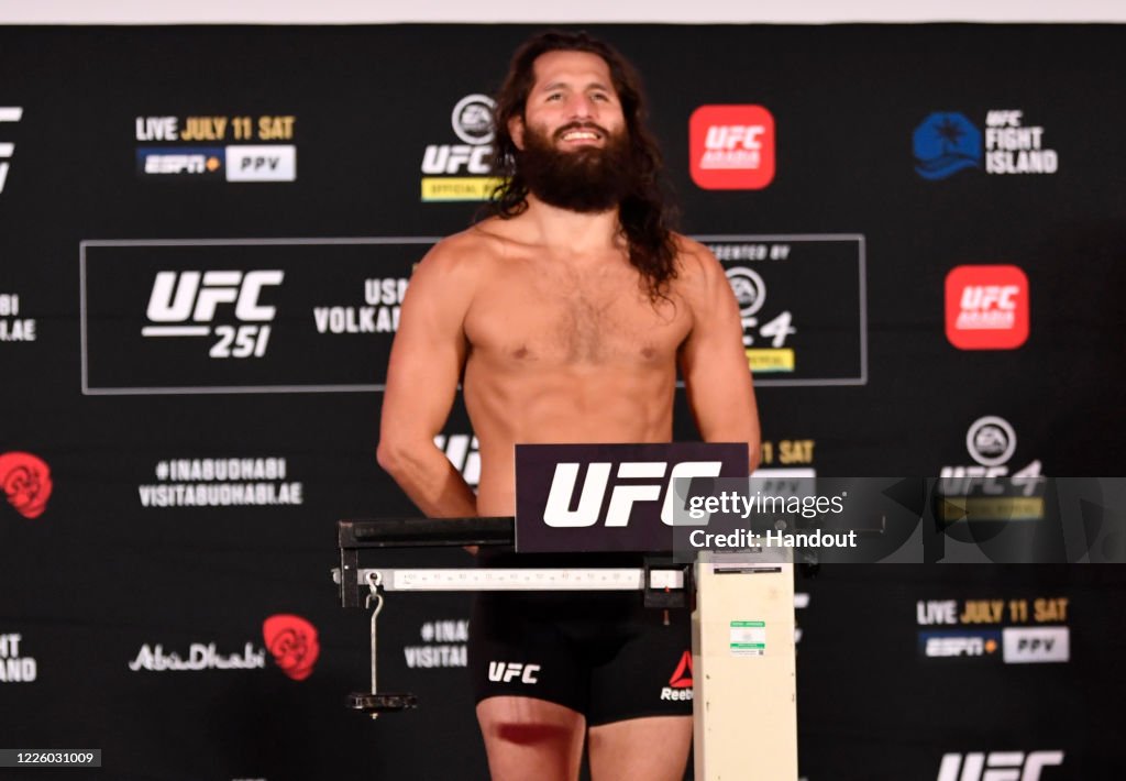 UFC 251 Usman v Masvidal: Weigh-Ins