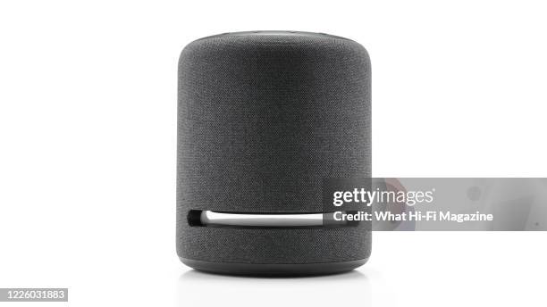 An Amazon Echo Studio smart speaker, taken on December 2, 2019.