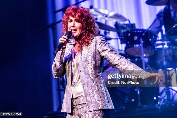 Fiorella Mannoia performs live in Milan, Italy, on April 21 2015