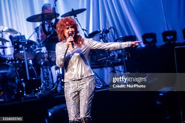 Fiorella Mannoia performs live in Milan, Italy, on April 21 2015
