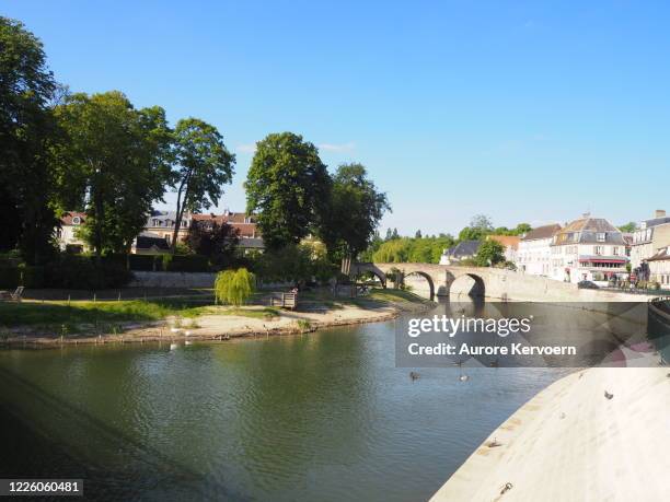 l'isle-adam, val d'oise, france - val d'oise stock pictures, royalty-free photos & images