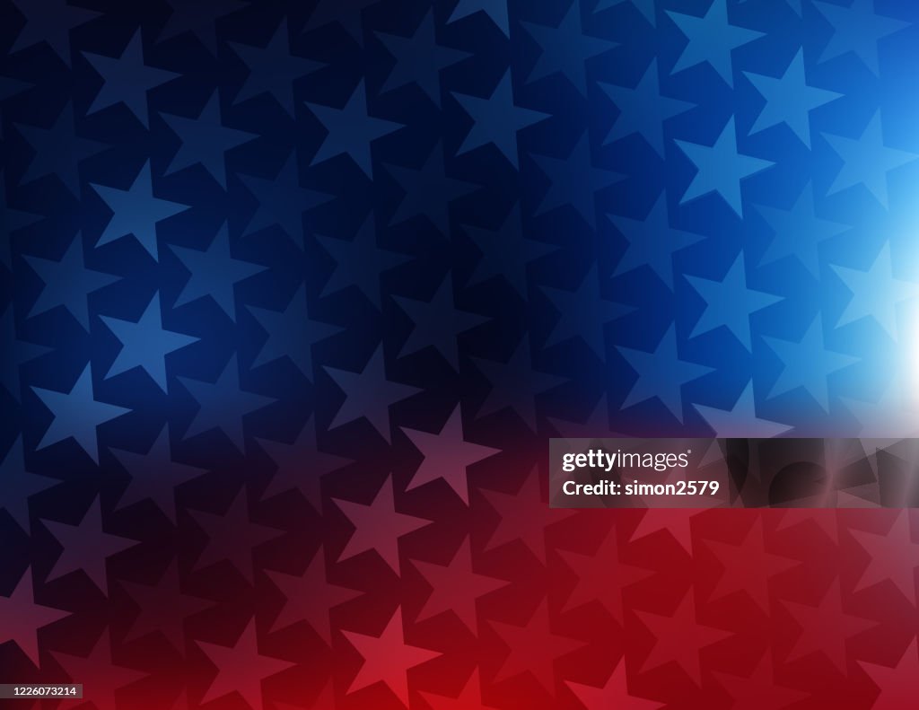 アメリカの星条旗の背景