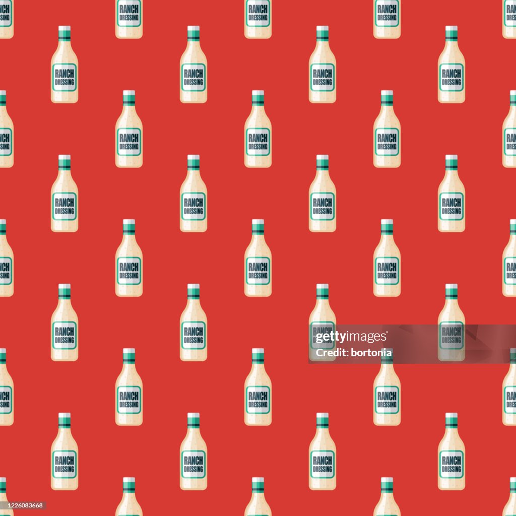 Ranch Dressing Condiment Pattern
