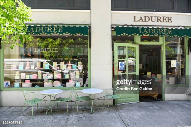 Laduree is open for takeout during the COVID-19 pandemic on May 20, 2020 in New York City. COVID-19 has spread to most countries around the world,...