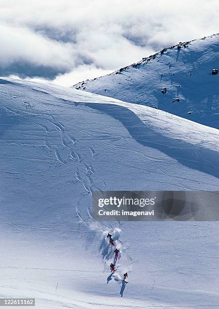 slope - ski new zealand stock pictures, royalty-free photos & images