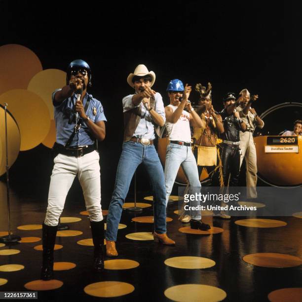 Auftritt der amerikanischen Disco-Band VILLAGE PEOPLE, Sendung vom 14.8.1980.