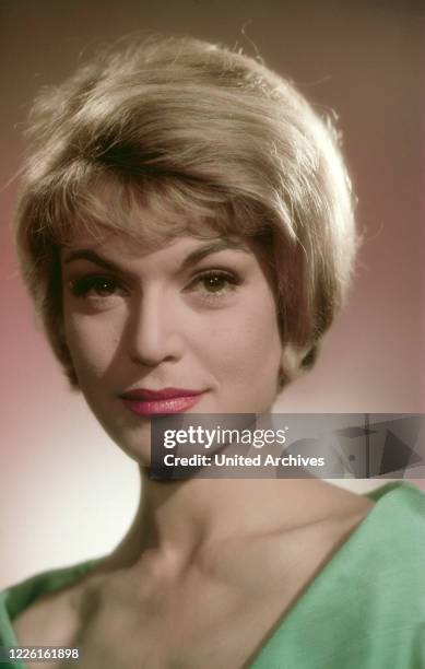 Margit Saad, deutsche Schauspielerin und Regisseurin, Deutschland frühe 1960er Jahre. German actress and movie director Margit Saad, Germany early...