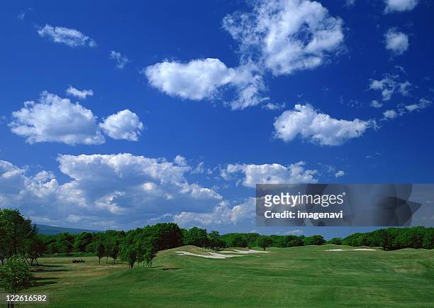 golf course - ゴルフ場　無人 ストックフォトと画像