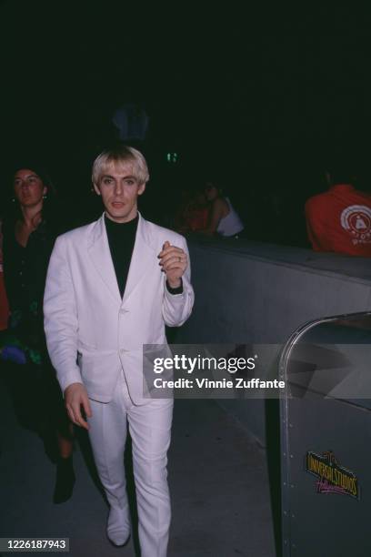 British keyboard player Nick Rhodes, of Duran Duran, attends the 7th Annual MTV Video Music Awards, held at Universal Amphitheatre in Universal City,...