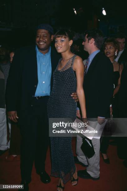 American actor Forest Whitaker and his wife, American actress Keisha Whitaker attend the premiere of 'How Stella Got Her Groove Back', held at Mann's...