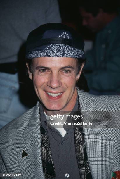 Australian musician Rick Springfield during 63rd Annual Hollywood Christmas Parade at KTLA Studios in Los Angeles, California, 27th November 1994.