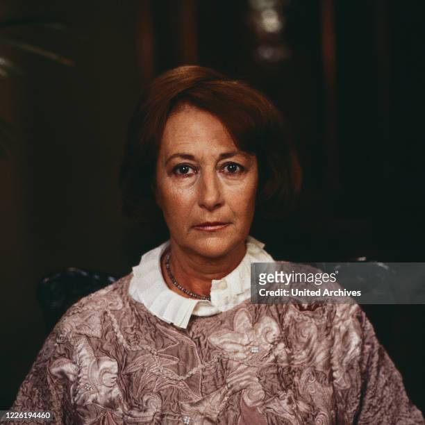 Rosemarie Fendel, deutsche Schauspielerin und Synchronsprecherin, Deutschland 1985