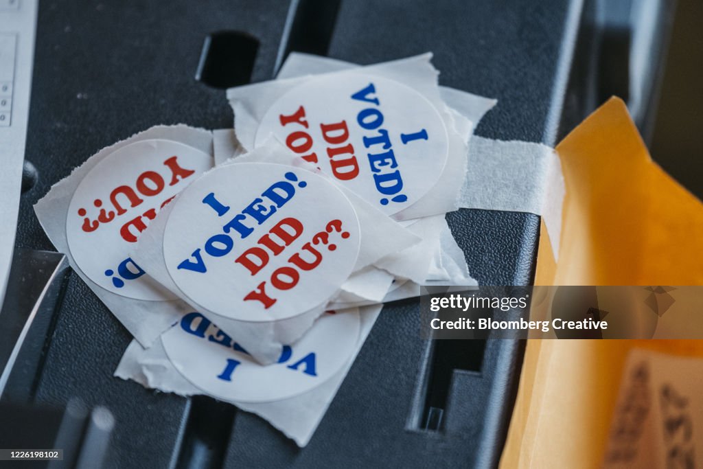 American Voting Sticker