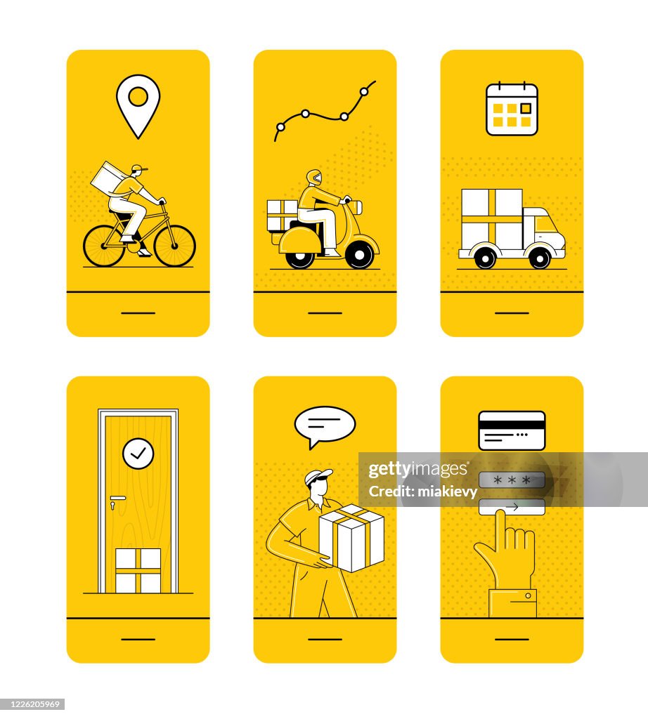 Home delivery set