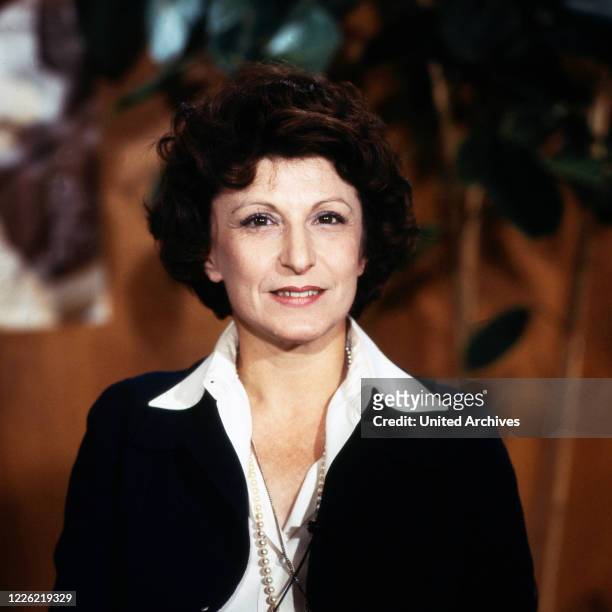 Franca Magnani, italienische Journalistin und Schriftstellerin, Deutschland 1980