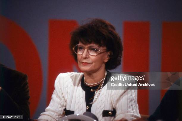 Franca Magnani, italienische Journalistin, und Schriftstellerin, Deutschland 1988