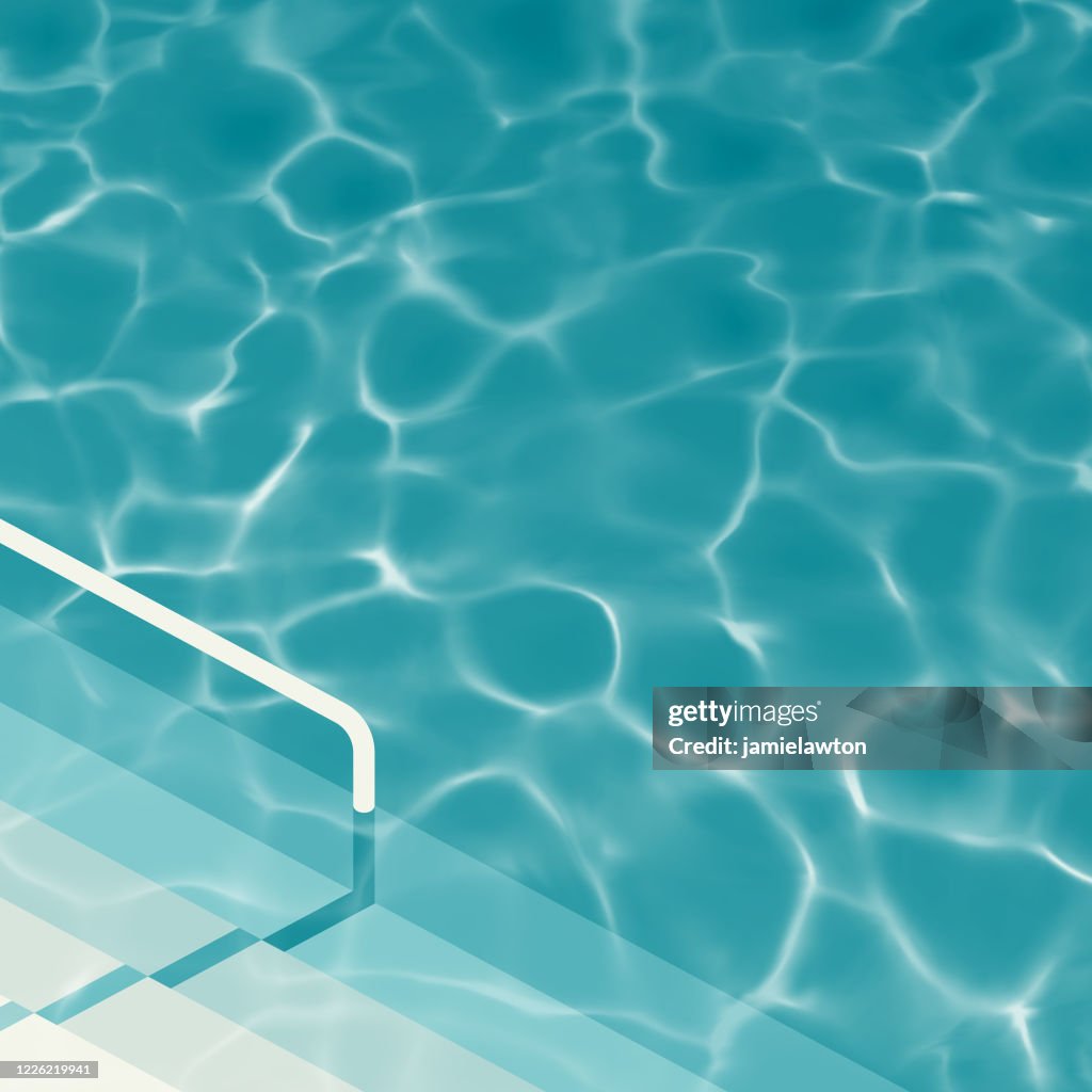 Pool Comp Background Swimming Pool Background With Ripples And Reflections High-Res Vector ...
