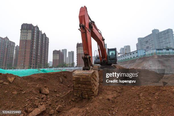 digger - excavator bucket stock pictures, royalty-free photos & images