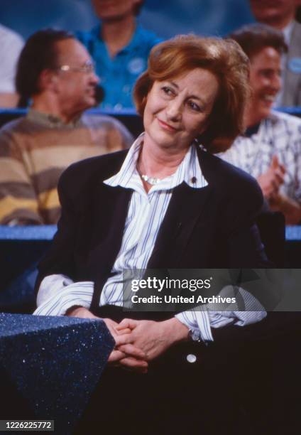 Rosemarie Fendel, deutsche Schauspielerin und Synchronsprecherin, Deutschland 1990