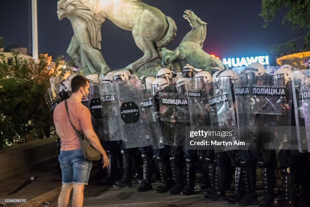 Serbia Backtracks On Covid-19 Curfew Following Protests