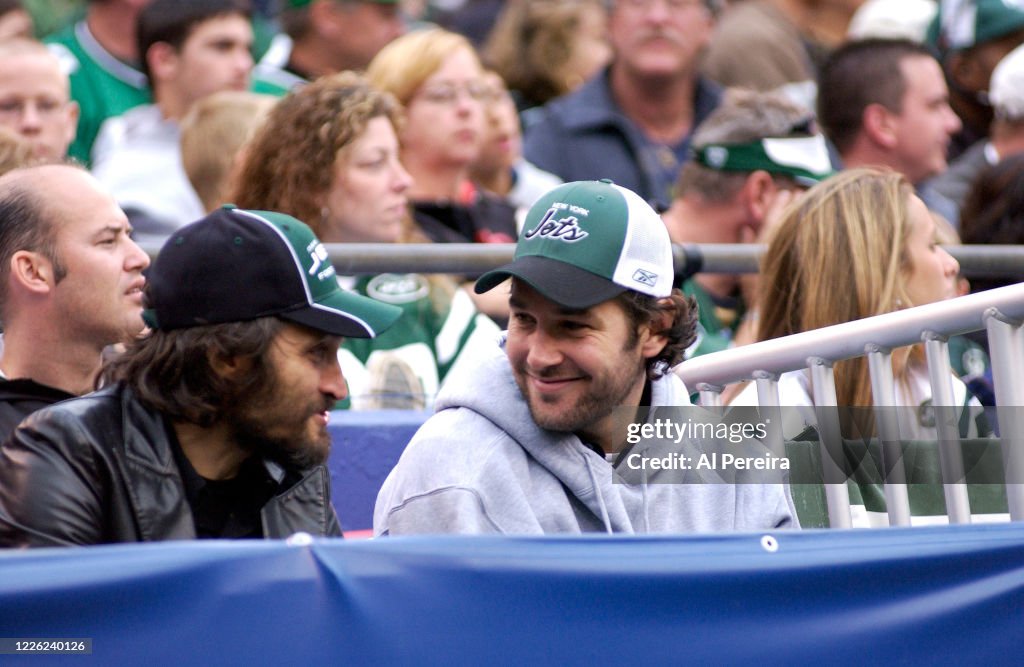 Celebrities Attend The New York Jets Vs Buffalo Bills Game