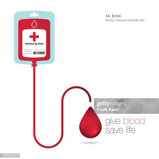 blood donor day. blood donation plastic bag flat style. donate blood concept. medical background. vector illustration. - blood bag stock illustrations