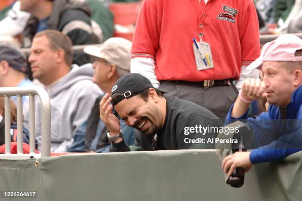 Ricardo Chavira attends the New York Jets vs Tampa Bay Buccaneers game at The Meadowlands on October 9, 2005 in East Rutherford, New Jersey.