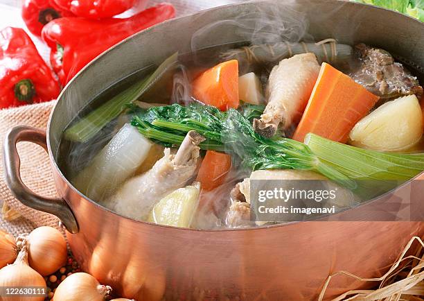 pot-au-feu - pot au feu stock pictures, royalty-free photos & images