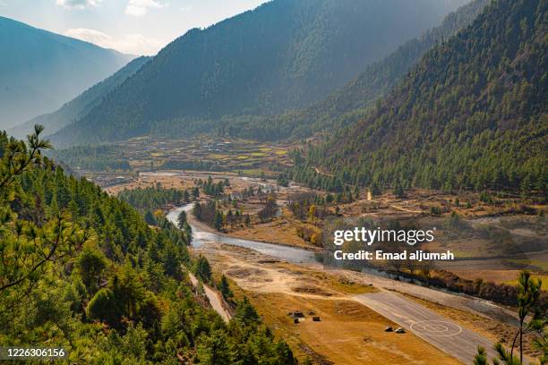 haa valley, bhutan - disparo bildbanksfoton och bilder