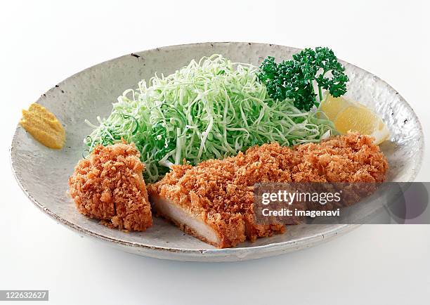 cutlet - tonkatsu stock pictures, royalty-free photos & images