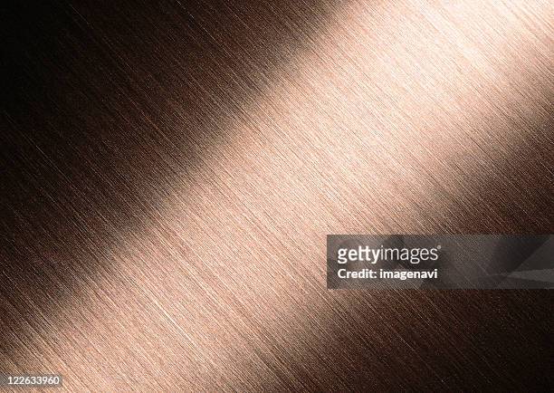stainless steel - hairline polished metal photos et images de collection