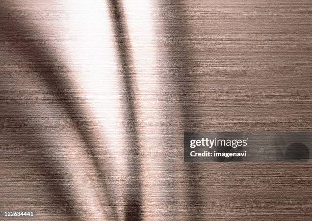 stainless steel - hairline polished metal photos et images de collection