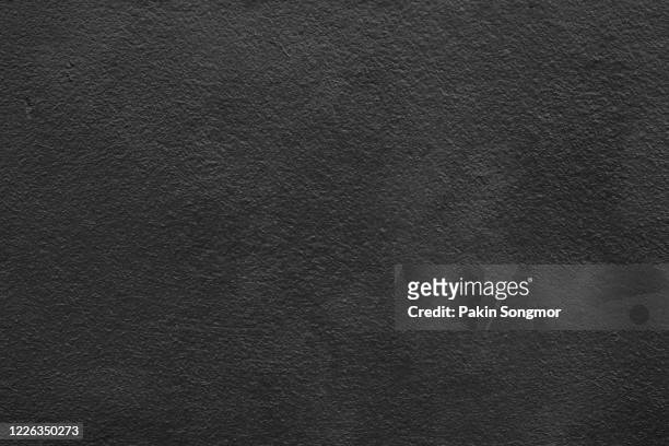 old grunge black wall texture background. - black concrete stock pictures, royalty-free photos & images