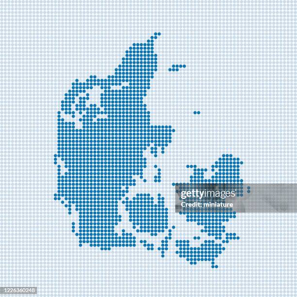denmark map - scandinavia map stock illustrations