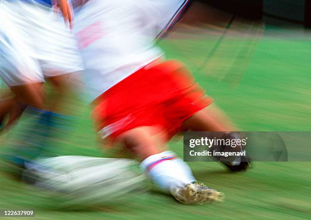 soccer - sliding door stockfoto's en -beelden