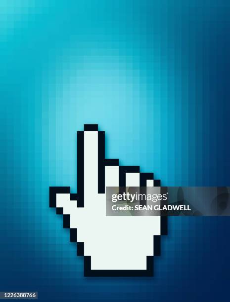 hand cursor - cursor stock pictures, royalty-free photos & images