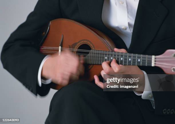 mandolin performance - mandolino foto e immagini stock