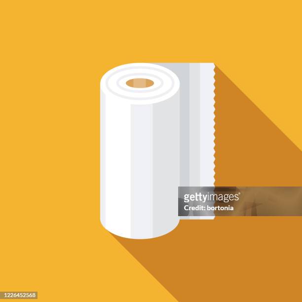 paper towel cleaning supplies icon - facecloth stock illustrations