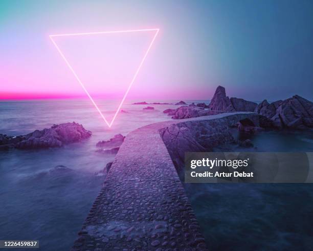 Beach Rocks Triangle Gods Beach Photos and Premium High Res Pictures - Getty Images