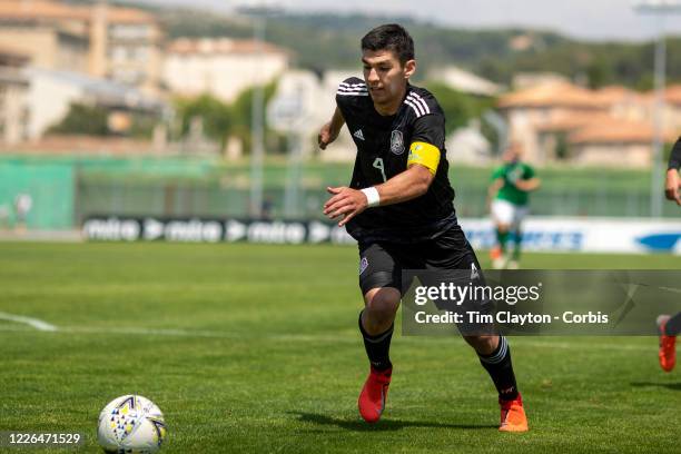 June 15. Jesús Angulo of Mexico in action during the Republic of Ireland U21 V Mexico U22, 3rd place play off match at the Tournoi Maurice Revello at...