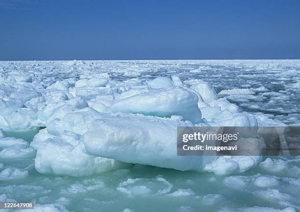 drift ice - drijfijs stockfoto's en -beelden