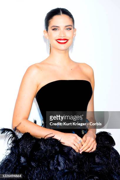 May 23: Sara Sampaio attends the amfAR Cannes Gala 2019 at Hotel du Cap-Eden-Roc on May 23, 2019 in Cap d'Antibes, France.