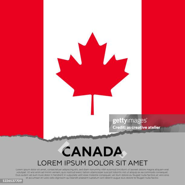 canada flag background - maple leaf isolated stock illustrations