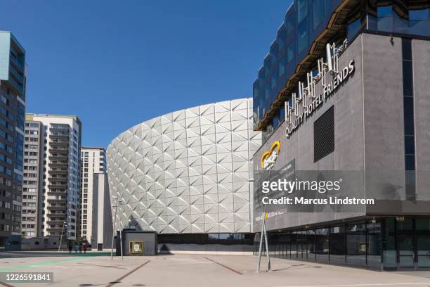 friends arena in stockholm - solna stock pictures, royalty-free photos & images