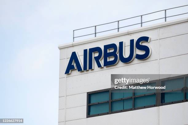 General view of the Airbus Group offices at Celtic Springs Business Park in Duffryn on May 23, 2020 in Newport, United Kingdom. Airbus employs 13,500...