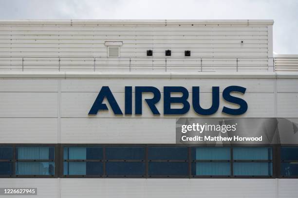 General view of the Airbus Group offices at Celtic Springs Business Park in Duffryn on May 23, 2020 in Newport, United Kingdom. Airbus employs 13,500...