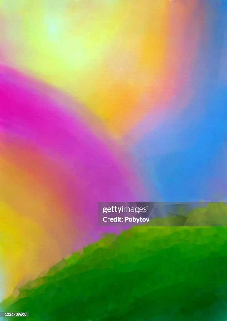 Spring Sun Abstract Art Background High-Res Vector Graphic - Getty Images
